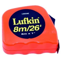 Trena de Aco Caixa Plastica Graduacao Em MM/POL com Trava e Presilha 8MX1" Lufkin L525CMES