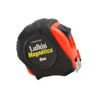 Trena de Aco Caixa Plastica Emborrachada Graduacao Em MM/POL com Trava e Ponta Magnetica 8MX1" Lufkin L725MAGCME