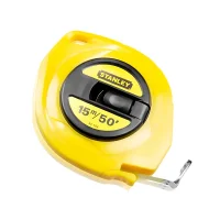 Trena de Aco Caixa Plastica Graduacao Em MM/POL 15MX3/8" Stanley 34-104S