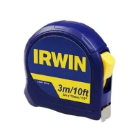 Trena de Aco Caixa Plastica Graduacao Em MM/POL com Trava e Presilha 3MX1/2" Irwin 13946-STANDARD