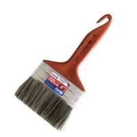 Trincha para Pintura Media Cerda Gris Para Tinta Latex e Acrilica 4" Tigre 695