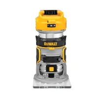 Tupia a Bateria 20V Brushless Sem Carregador e Bateria 1/4" Dewalt DCW600B