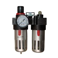 Unidade de Manutencao com Manometro Filtro Regulador e Lubrificador 1/2" Bremen 3363