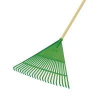 Vassoura Plastica com Cabo Para Jardim 22 DENTES Trapp FJ1011