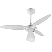Ventilador de Teto Branco Premium 96CM 110V 130W Ventisol WIND LIGHT