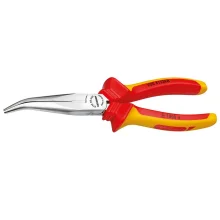 Alicate de Bico Meia Cana Curvo Isolado 1000v NBR9699 NR10 6.1/2" Gedore VDE8132ABH