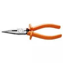 Alicate de Bico Meia Cana Isolado 1000V NBR9699 NR10 CRV 6" Tramontina Pro 44004/106