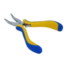 Alicate de Bico Meia Cana Longo Curvo Cabo Emborrachado 5" Hikari HK-500