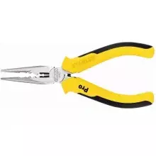 Alicate de Bico Meia Cana Longo Isolado Prensa Terminal 6" Stanley 84-053