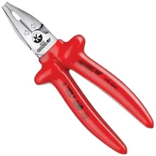 Alicate Universal Isolado 1000V VDE EN/IEC60900 NR10 Duplo Isolamento CRV 7" Gedore VDE8250