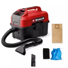 Aspirador de Po e Liquido a Bateria 18V Sem Carregador e Bateria 10L Einhell TE-VC 18/10
