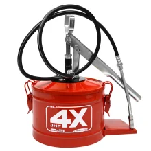 Bomba Manual com Balde para Graxa Mangueira 1,3M 4KG Hydronlubz HL4