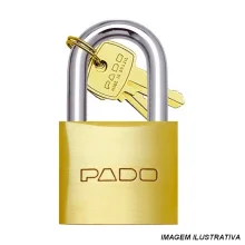 Cadeado de Latao Mesmo Segredo 50MM Pado S1/LT50