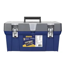 Caixa Plastica Bau para Ferramentas Com Bandeja e Tampa Organizadora 19"-49CM Irwin IWST19061-LA