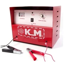Carregador de Bateria Lento Regulavel 10A 5-12V Bivolt Km KM5B/10A