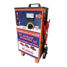 Carregador de Bateria Rapido e Lento com Auxiliar de Partida 50A 2-12V Bivolt Kitec K50