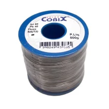 Carretel de Solda 60x40 Azul FIO com Fluxo 0,8MM X 500G Cobix 159