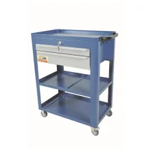 Carrinho de Ferramentas Aberto Com 2 Gavetas e 3 Prateleiras 65X41X85CM Fercar C03