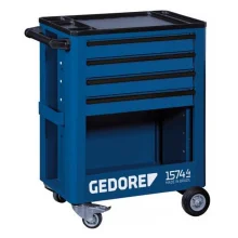 Carrinho de Ferramentas Aberto Com 4 Gavetas 63X39X84CM Gedore 1574-4