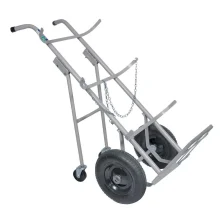 Carro de Transporte Cilindros Oxigenio/Acetileno Pneu com Camara 60X22X142CM Marcon TM90