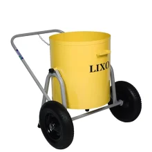 Carro Gari Pneu com Camara 88L Marcon TM74