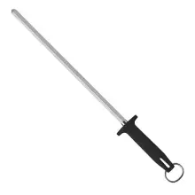 Chaira Haste Estriada Imantada Profissional Cabo Preto AC 12" Starrett BKB407-12