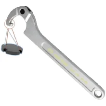 Chave de Gancho Articulada Porca 80A120MM King Tony 3641-CO