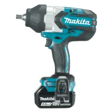 Chave de Impacto a Bateria 18V 1000NM Brushless Maleta Carregador 2 Baterias 5AH 1/2" Bivolt Makita DTW1002RTJ