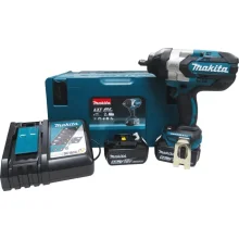 Chave de Impacto a Bateria 18V 1000NM Brushless Maleta Carregador 2 Baterias 5AH 1/2" Bivolt Makita DTW1002RTJ