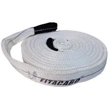 Cinta de Poliester Sling Tripla Branca Fator Seguranca 5:1 6TX6M Fita Cabo 100T