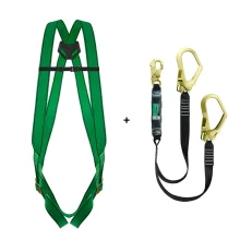 Conjunto Cinto de Seguranca Paraquedista E Talabarte Em Y Carbografite CG750Y