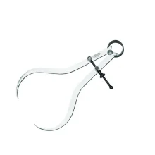 Compasso Externo com Mola 240MM-9,5" Gedore 735/2