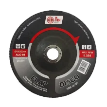 Disco de Lixa Flap Disc Curvo Prata G60-7X7/8" Disflex 09014
