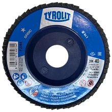Disco de Lixa Flap Disc Basic Zirconado G40-4.1/2X7/8" Tyrolit ZA40Q-B