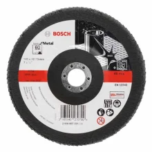 Disco de Lixa Flap Disc Standard Curvo G60-7X7/8" Bosch 2608619293