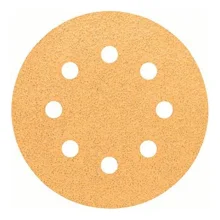Disco de Lixa Velcro Madeira 5pcs Expert C470 com Furo GRAO 100-5" Bosch 2608900806