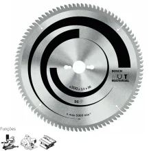 Disco de Serra Circular Widia Multimaterial para Aluminio Madeira e Plastico 12X30X100D Bosch 2608642209