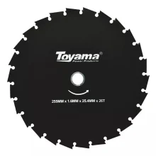 Disco de Serra para Rocadeira 255X25X26D Toyama TCB255252616