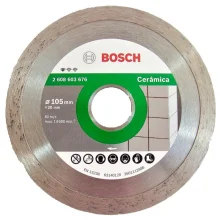 Disco Diamantado Liso Standard Para Ceramica Corte a Seco e Umido 4"-105MM Bosch 2608603676