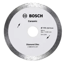 Disco Diamantado Liso Ceramic 4.3/8"-110MM Bosch 2608615231