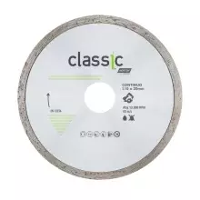 Disco Diamantado Liso Para Ceramica e Porcelanato Corte a Seco e Umido 4.3/8"-110MM Norton CLASSIC
