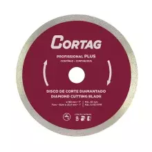 Disco Diamantado Liso Profissional Plus para Maquina Zapp G2 e Zapp FIT 8"-200MM Cortag 60570