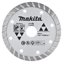 Disco Diamantado Turbo Para Marmore e Granito Corte a Seco 4"-105MM Makita D-42553