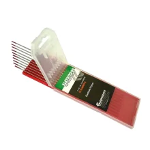 Eletrodo de Tungstenio 2% Torio Fornecido Embalagem com 10 Pecas Ponta Vermelha 3,2MM Carbografite 012015512
