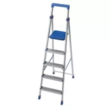 Escada de Aluminio de Abrir Domestica Capacidade 120KG 5 DEGRAUS-1,08M Tramontina Pro 40000/005