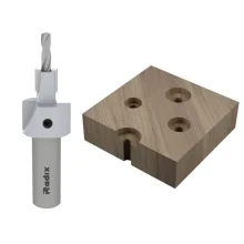 Escareador Reto 2z Haste 9,5mm Para Broca 3MM MD 8MM Radix 22B0830.04