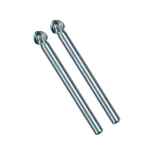 Escareador Esferico Ponta Pera 2 Pecas Para Micro Retifica 3/16" Dremel 192