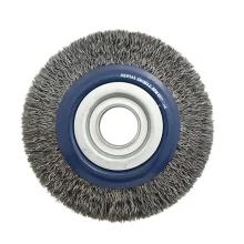 Escova de Aco Carbono Circular Profissional FIO 0,40MM Reducoes 1/2" 5/8" e 3/4" 10X1" Inebras 01281