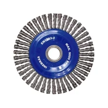 Escova de Aco Carbono Circular Trancada FIO 0,60MM 6X1/4X7/8" Inebras 06803