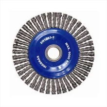 Escova de Aco Carbono Circular Trancada FIO 0,60MM 7X1/2X7/8" Inebras 06799